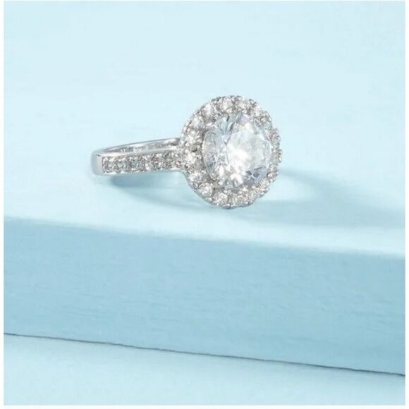 Stella & Dot Jewelry - Stella & Dot Ring Elina Halo Ring-Silver Brand New In Original Box Stunning NEW